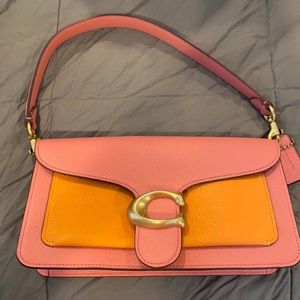 Coach Pink/Orange Tabby bag